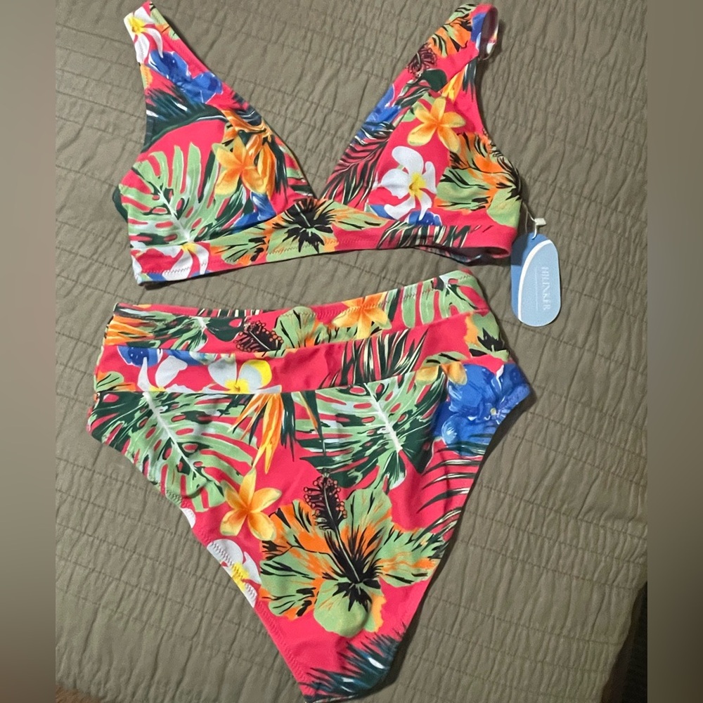 Tropical Floral Bikini Set
